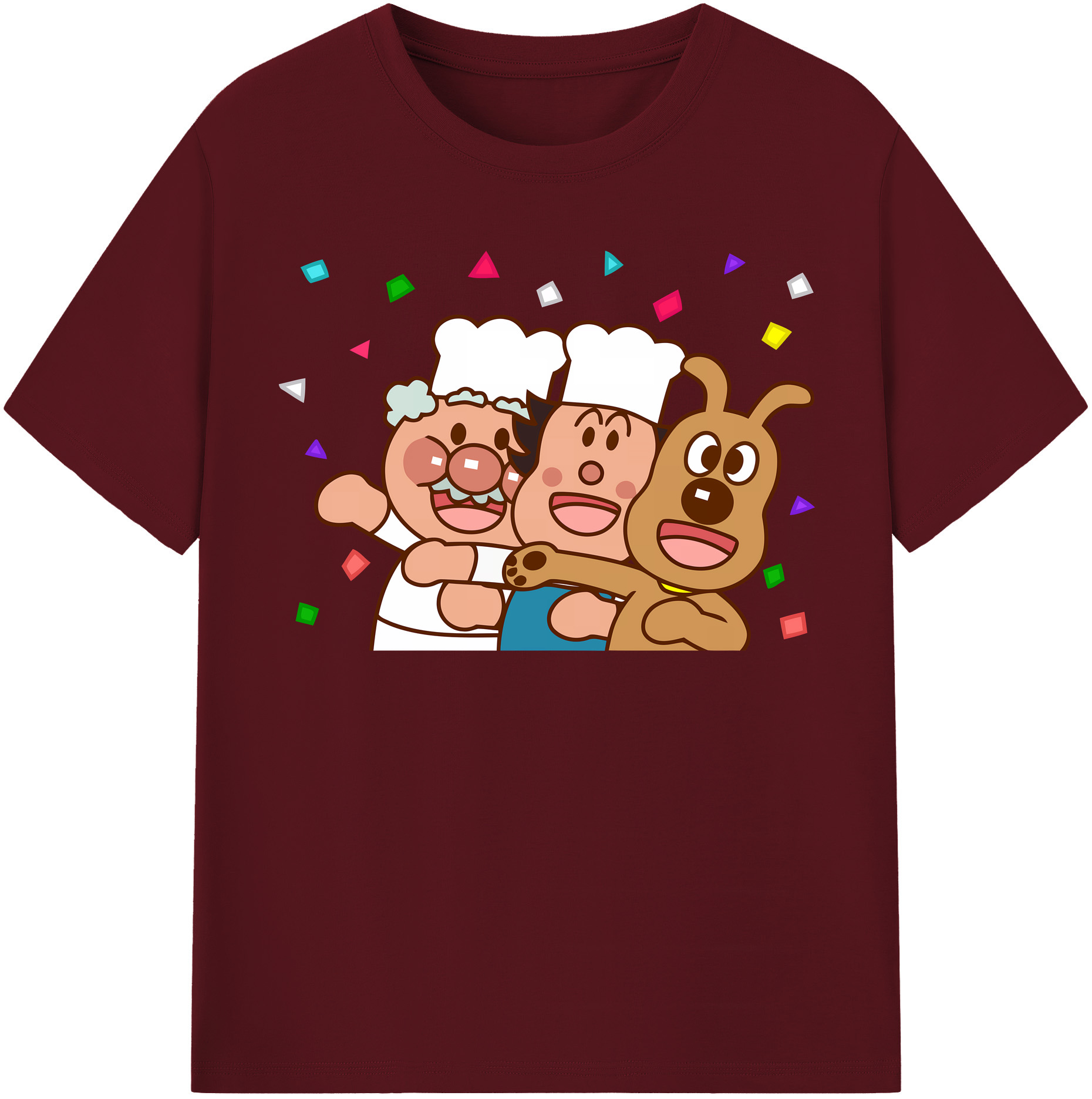 （画像用） アンパンマン Anpanman 綿100％半袖Tシャツ（フロントプリント）